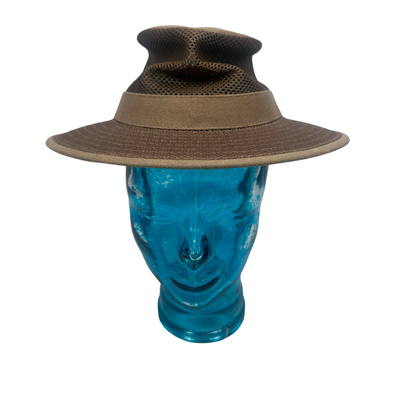 Henschel Hat Co Aussie Breezer Hat Men’s Small Brown Mesh Sun Protection Outdoor - Picture 2 of 9
